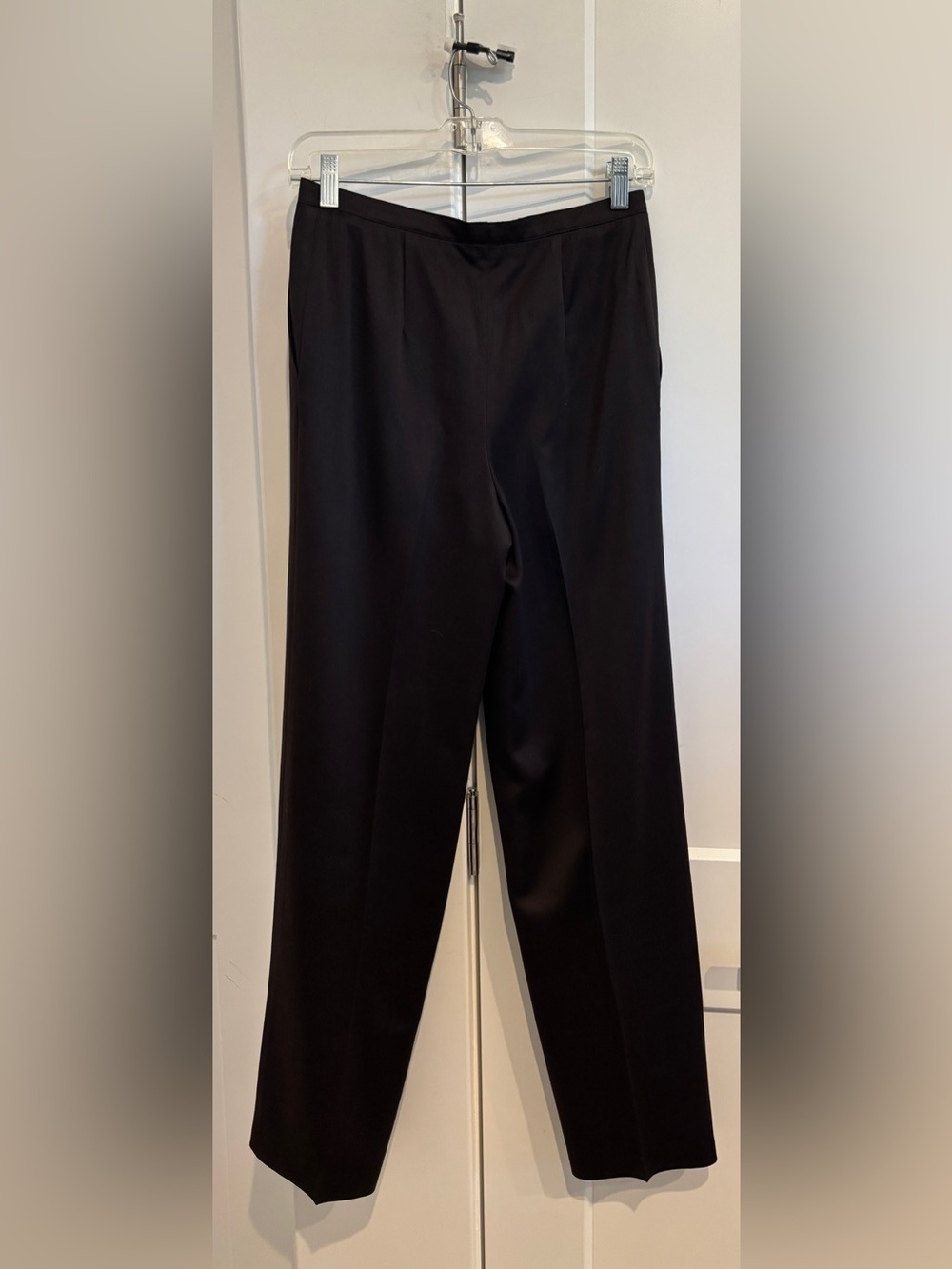 Escada Chocolate Brown Satin Trousers - Picture 2 of 5